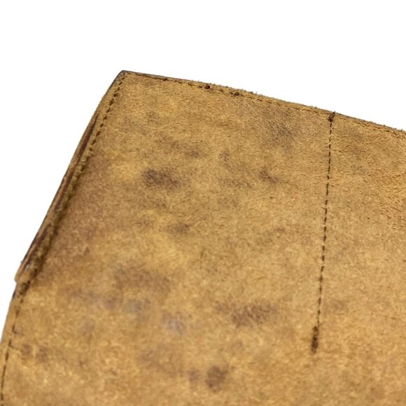 Auth BALENCIAGA - 236741 Red Brown Straw Leather Tote Bag - Picture 12 of 16